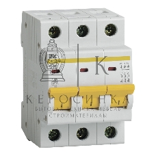 Выключатель автоматический Iek MVA20-3-010-C ВА47-29 3Р 10А 4,5кА х-ка С IEK