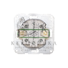 Переключатель Kranz DEA 2кл прох. с/у 10А мех. белый (1/10/120)