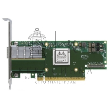 Адаптер Infiniband ConnectX®-6 VPI adapter card, HDR IB (200Gb/s) and 200GbE, single-port QSFP56, PCIe4.0 x16, tall bracket