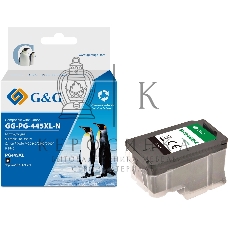 Картридж струйный G&G GG-PG-445XL-N (PG-445) черный (15 мл) для Canon PIXMA MG3040/2545S/2440/2940/2540/2540S;iP2840;MX494;TS204/3140/3440;TR4540/3340/4640