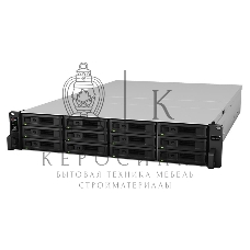 Сетевое хранилище Synology (Rack2U) 6C2,2Ghz/8Gb(64)/RAID0,1,10,5,6/up to12HP HDDs SATA(3,5'or2,5')up to 36 with 2xRX1217(RP)/2xUSB/4xGE/2xPCIe/iSCSI/2xIPcam(up to 75)/2xRPS/no rail/5YW repl RS3617RPxs