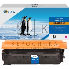 Картридж лазерный G&G GG-W2123X (212X) пурпурный (10000 стр.) для HP Color LJ M554/M555/578 Enterprise