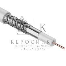 Кабель коаксиальный CAVEL DG-113, Cu/Al/CuSn, 75%, 75 Ом, бухта 100 м, белый