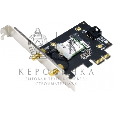 Сетевой адаптер ASUS PCE-AX1800 WIFI 802.11ax, 2402 + 574Mbpsб PCI-E Adapter, 2 антенны; 90IG07A0-MO0B00