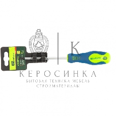 Отвертка Сибртех, PH1 х 100 мм, CrV, двухкомпонентная рукоятка