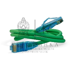 Патч-корд PC-LPM-UTP-RJ45-RJ45-C6-0.5M-LSZH-GN Патч-корд U/UTP, Cat.6, LSZH, 0.5 м, зеленый