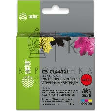 Картридж струйный Cactus CS-CL441 многоцветный (180стр.) для Canon PIXMA MG2140/MG3140