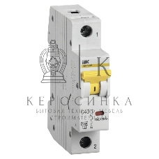 Выключатель автоматический модульный 1п C 40А 6кА ВА47-60M IEK MVA31-1-040-C