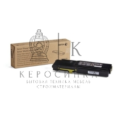 Картридж лазерный Xerox 106R02235 желтый для Xerox Phaser 6600/WC 6605 (6000 стр)(Channels)