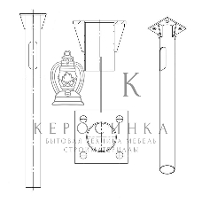 Деталь фундамента закладная для ОГК/ОКК-6.7 (0.108-1.5х200х150х4х20) Пересвет В00000639