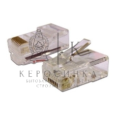 Коннектор медный LANMASTER TWT-PL45-8P8C UTP RJ45 cat.5e (упак.: 100 шт)