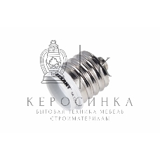 Переходник цокольный E40-E27 белый Rexant