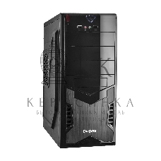 Компьютерный корпус Miditower ExeGate CP-601 Black, ATX, (CP500W, 80мм), 2хUSB, Audio