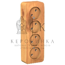 Розетка SCHNEIDER ELECTRIC Blanca4-м оп 16А 250В без шторок без заземл. изол. пласт.