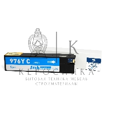 Картридж струйный NVPrint 976YC (NV-L0S29YC) голубой для HP PageWide P55250/P57750dw MFP Managed (16000 стр) совместимый