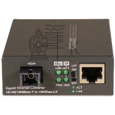 GT-806B60 Медиаконвертер 10/100/1000Base-T to WDM Bi-directional Fiber Converter - 1550nm - 60KM