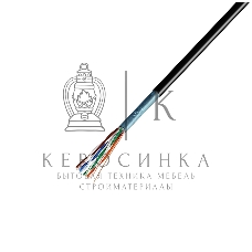 Кабель витая пара Rexant F/UTP, cat.5e, ZH нг(А)-HF, 4PR, 24AWG, внешний, черный, 305 м