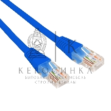 Патч-корд U/UTP Rexant cat.5e, RJ45-RJ45, 26AWG, ZH нг(А)-HF, синий, 3 м