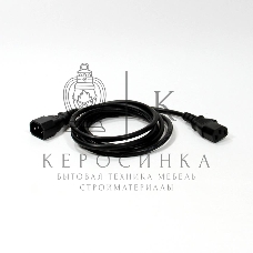 Кабель VCOM CE001-CU0.75-1.8 Кабель монитор - компьютер 220V (UPS -> устройство) VCOM VDE 3Gx0.75мм (CE001-CU)1.8м